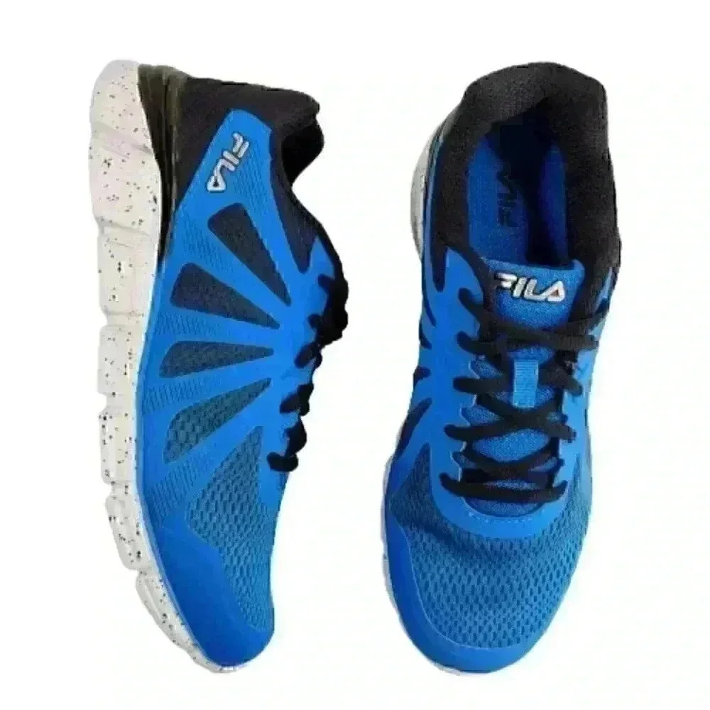 Fila Kids Fraction 2 Sneakers Size 7 Blue Lace Up - Picture 3 of 12